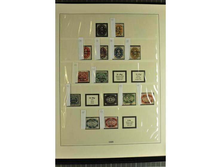 1872/1945, postfrische, ungebrauchte und gestempelte Sammlung mit Bl.1, 3 (2), allen Zeppelin etc., teils in beiden Erhaltung