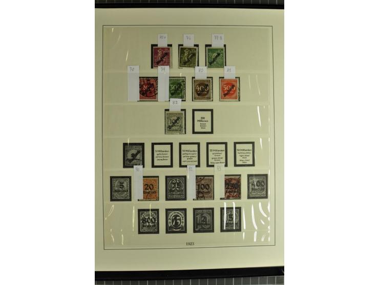 1872/1945, postfrische, ungebrauchte und gestempelte Sammlung mit Bl.1, 3 (2), allen Zeppelin etc., teils in beiden Erhaltung