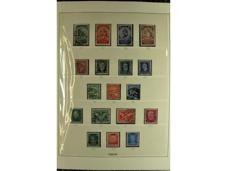 1872/1945, postfrische, ungebrauchte und gestempelte Sammlung mit Bl.1, 3 (2), allen Zeppelin etc., teils in beiden Erhaltung