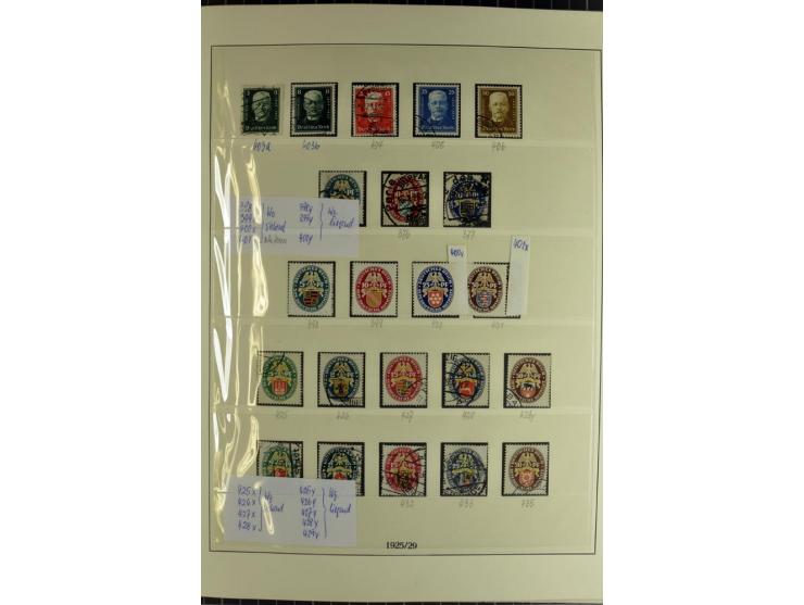 1872/1945, postfrische, ungebrauchte und gestempelte Sammlung mit Bl.1, 3 (2), allen Zeppelin etc., teils in beiden Erhaltung