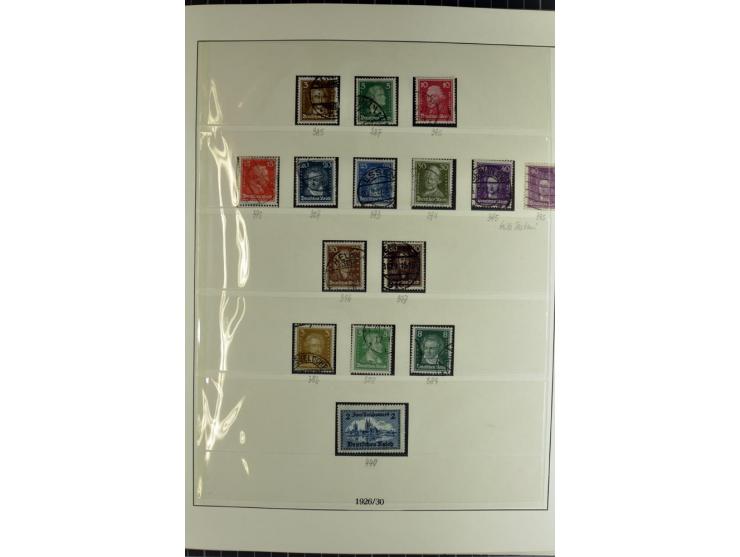 1872/1945, postfrische, ungebrauchte und gestempelte Sammlung mit Bl.1, 3 (2), allen Zeppelin etc., teils in beiden Erhaltung