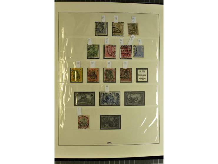 1872/1945, postfrische, ungebrauchte und gestempelte Sammlung mit Bl.1, 3 (2), allen Zeppelin etc., teils in beiden Erhaltung