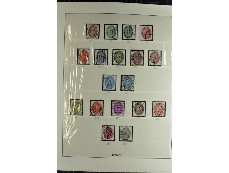 1872/1945, postfrische, ungebrauchte und gestempelte Sammlung mit Bl.1, 3 (2), allen Zeppelin etc., teils in beiden Erhaltung