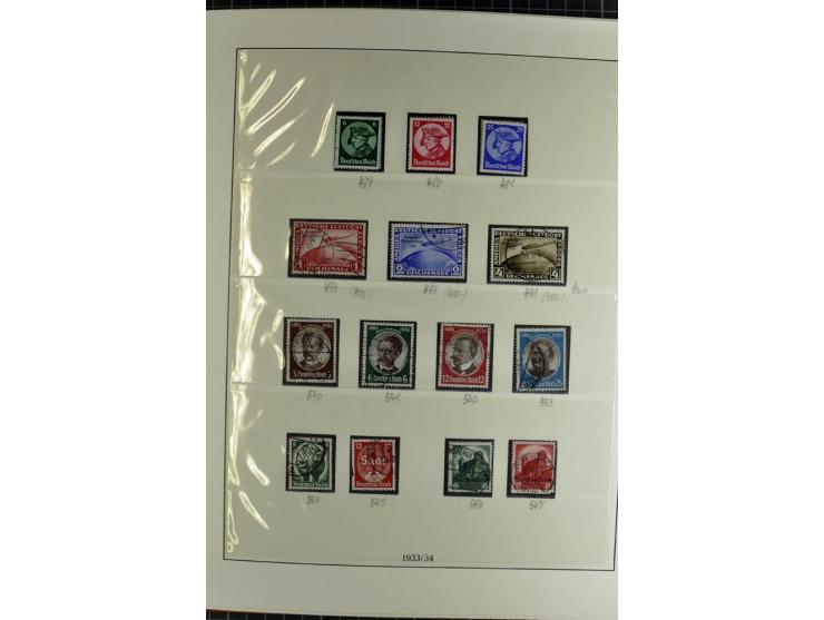 1872/1945, postfrische, ungebrauchte und gestempelte Sammlung mit Bl.1, 3 (2), allen Zeppelin etc., teils in beiden Erhaltung
