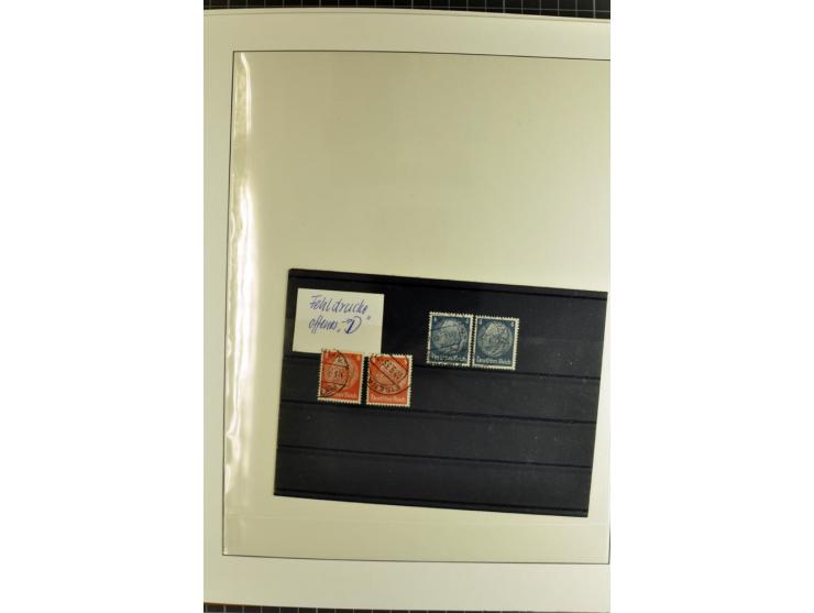 1872/1945, postfrische, ungebrauchte und gestempelte Sammlung mit Bl.1, 3 (2), allen Zeppelin etc., teils in beiden Erhaltung