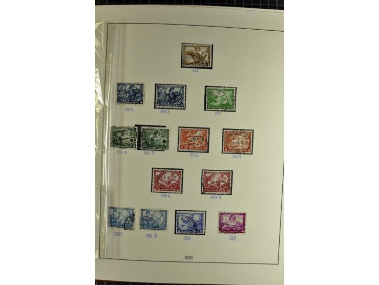 1872/1945, postfrische, ungebrauchte und gestempelte Sammlung mit Bl.1, 3 (2), allen Zeppelin etc., teils in beiden Erhaltung