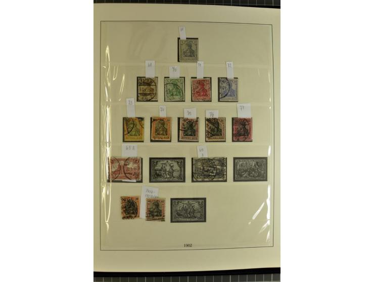 1872/1945, postfrische, ungebrauchte und gestempelte Sammlung mit Bl.1, 3 (2), allen Zeppelin etc., teils in beiden Erhaltung