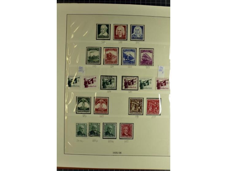 1872/1945, postfrische, ungebrauchte und gestempelte Sammlung mit Bl.1, 3 (2), allen Zeppelin etc., teils in beiden Erhaltung