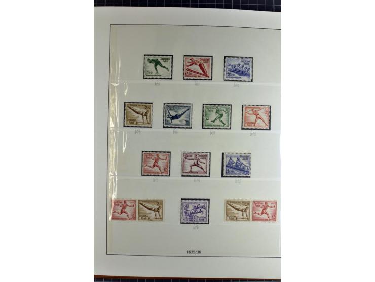 1872/1945, postfrische, ungebrauchte und gestempelte Sammlung mit Bl.1, 3 (2), allen Zeppelin etc., teils in beiden Erhaltung