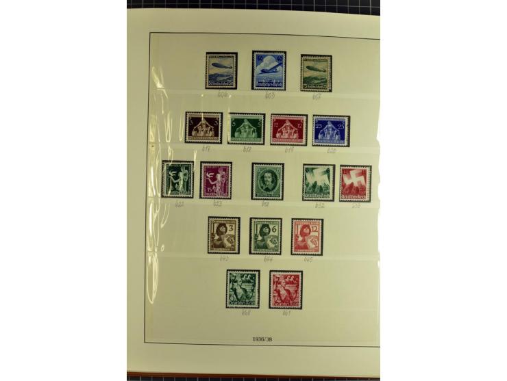 1872/1945, postfrische, ungebrauchte und gestempelte Sammlung mit Bl.1, 3 (2), allen Zeppelin etc., teils in beiden Erhaltung