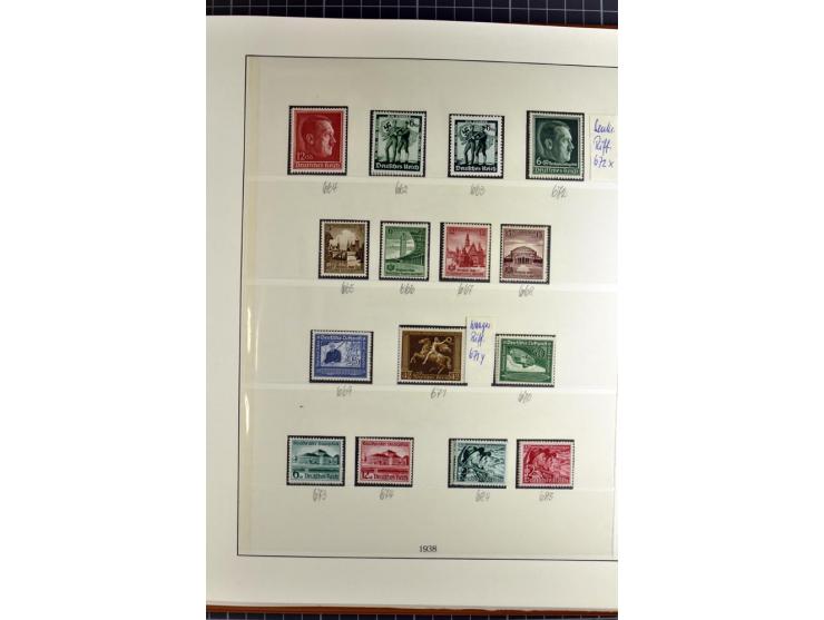 1872/1945, postfrische, ungebrauchte und gestempelte Sammlung mit Bl.1, 3 (2), allen Zeppelin etc., teils in beiden Erhaltung