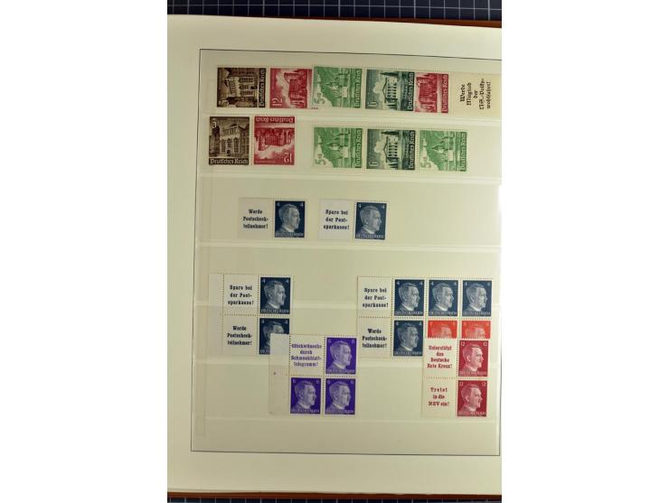 1872/1945, postfrische, ungebrauchte und gestempelte Sammlung mit Bl.1, 3 (2), allen Zeppelin etc., teils in beiden Erhaltung