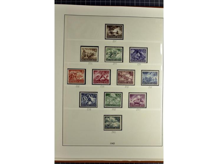 1872/1945, postfrische, ungebrauchte und gestempelte Sammlung mit Bl.1, 3 (2), allen Zeppelin etc., teils in beiden Erhaltung