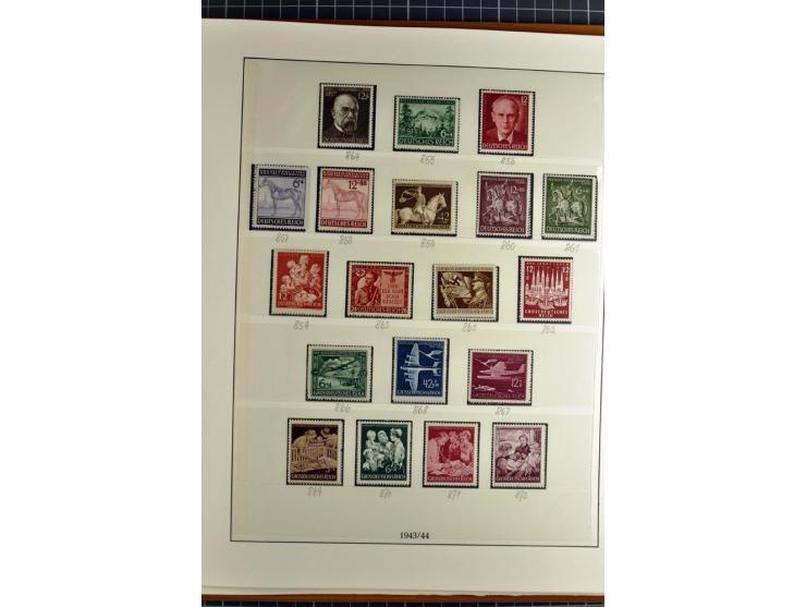 1872/1945, postfrische, ungebrauchte und gestempelte Sammlung mit Bl.1, 3 (2), allen Zeppelin etc., teils in beiden Erhaltung