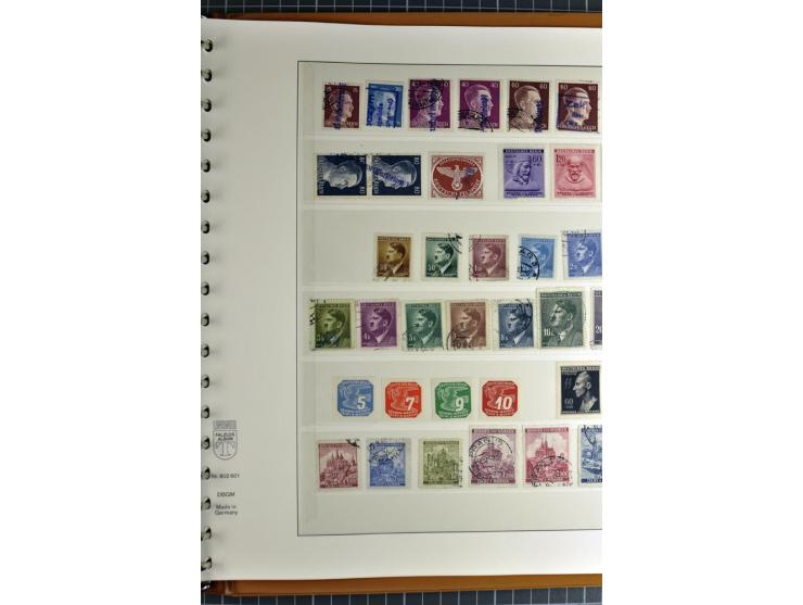 1872/1945, postfrische, ungebrauchte und gestempelte Sammlung mit Bl.1, 3 (2), allen Zeppelin etc., teils in beiden Erhaltung