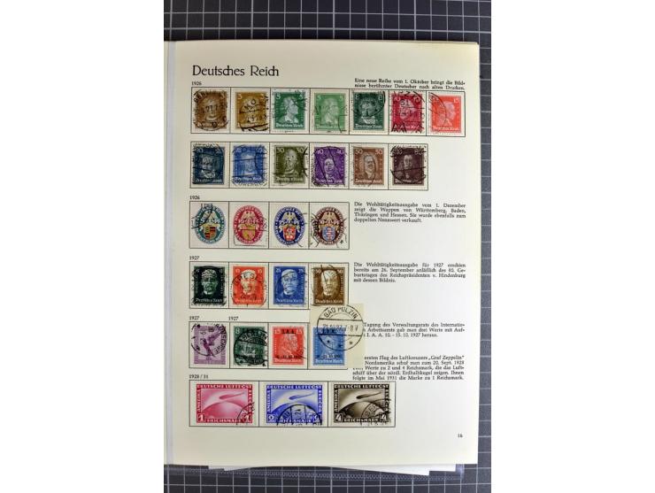 1872/1923, vorwiegend gestempelte Sammlung, beginnend mit einem schönen Brustschildteil, dabei u.a. Mi.-Nr. 24 und 28 je mit 