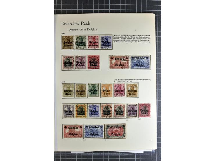 1872/1923, vorwiegend gestempelte Sammlung, beginnend mit einem schönen Brustschildteil, dabei u.a. Mi.-Nr. 24 und 28 je mit 