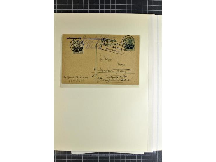 1872/1923, vorwiegend gestempelte Sammlung, beginnend mit einem schönen Brustschildteil, dabei u.a. Mi.-Nr. 24 und 28 je mit 