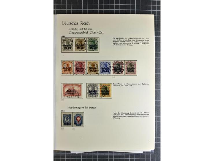1872/1923, vorwiegend gestempelte Sammlung, beginnend mit einem schönen Brustschildteil, dabei u.a. Mi.-Nr. 24 und 28 je mit 