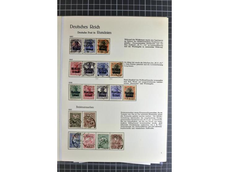 1872/1923, vorwiegend gestempelte Sammlung, beginnend mit einem schönen Brustschildteil, dabei u.a. Mi.-Nr. 24 und 28 je mit 