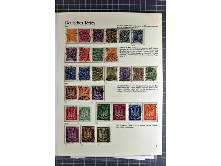 1872/1923, vorwiegend gestempelte Sammlung, beginnend mit einem schönen Brustschildteil, dabei u.a. Mi.-Nr. 24 und 28 je mit 
