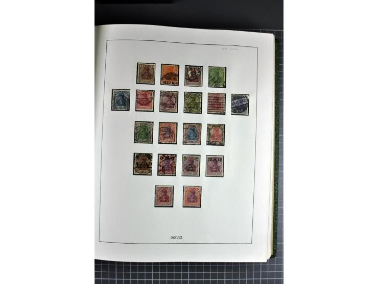 1872/1945, ungebrauchte und gestempelte reichhaltige Sammlung mit allen Blocks, die Erhaltung ist nicht immer einwandfrei, te