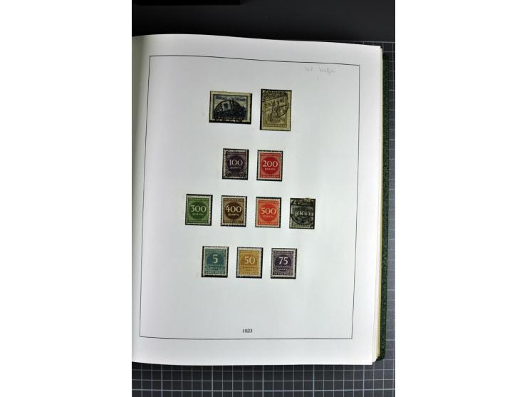 1872/1945, ungebrauchte und gestempelte reichhaltige Sammlung mit allen Blocks, die Erhaltung ist nicht immer einwandfrei, te