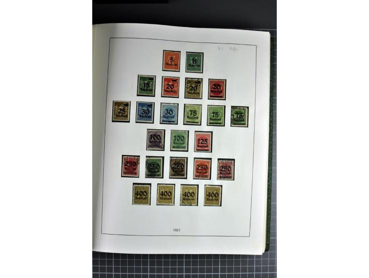 1872/1945, ungebrauchte und gestempelte reichhaltige Sammlung mit allen Blocks, die Erhaltung ist nicht immer einwandfrei, te