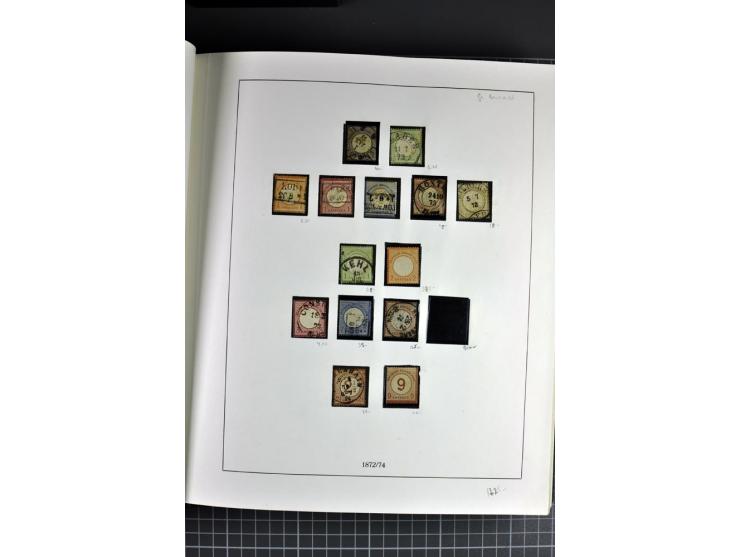 1872/1945, ungebrauchte und gestempelte reichhaltige Sammlung mit allen Blocks, die Erhaltung ist nicht immer einwandfrei, te