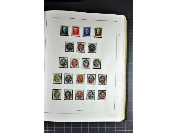 1872/1945, ungebrauchte und gestempelte reichhaltige Sammlung mit allen Blocks, die Erhaltung ist nicht immer einwandfrei, te