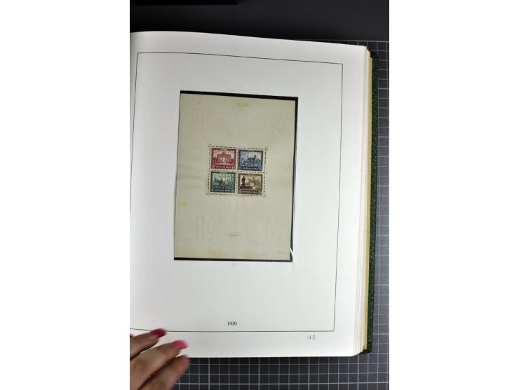 1872/1945, ungebrauchte und gestempelte reichhaltige Sammlung mit allen Blocks, die Erhaltung ist nicht immer einwandfrei, te