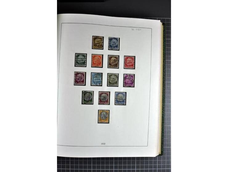 1872/1945, ungebrauchte und gestempelte reichhaltige Sammlung mit allen Blocks, die Erhaltung ist nicht immer einwandfrei, te