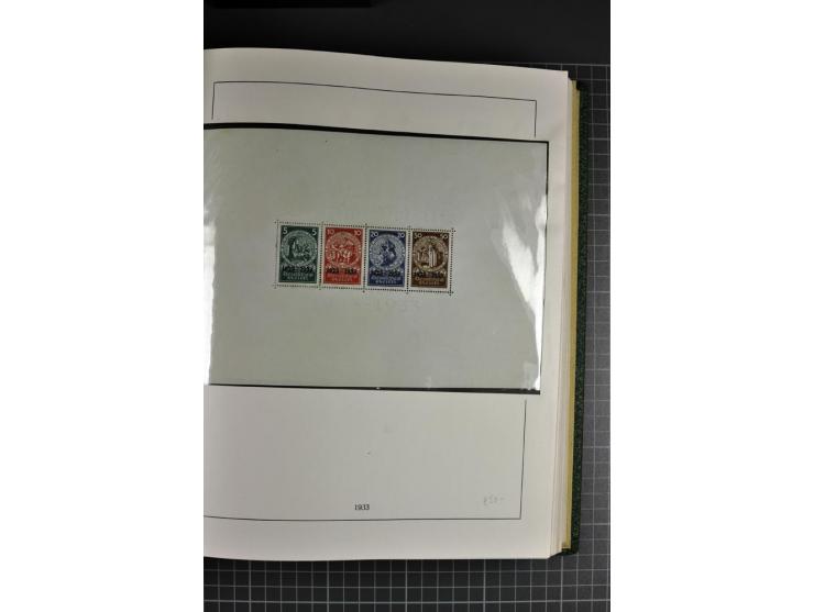1872/1945, ungebrauchte und gestempelte reichhaltige Sammlung mit allen Blocks, die Erhaltung ist nicht immer einwandfrei, te