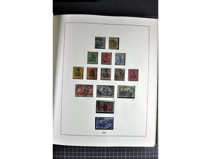 1872/1945, ungebrauchte und gestempelte reichhaltige Sammlung mit allen Blocks, die Erhaltung ist nicht immer einwandfrei, te