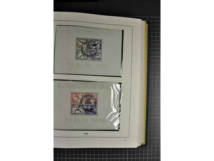 1872/1945, ungebrauchte und gestempelte reichhaltige Sammlung mit allen Blocks, die Erhaltung ist nicht immer einwandfrei, te
