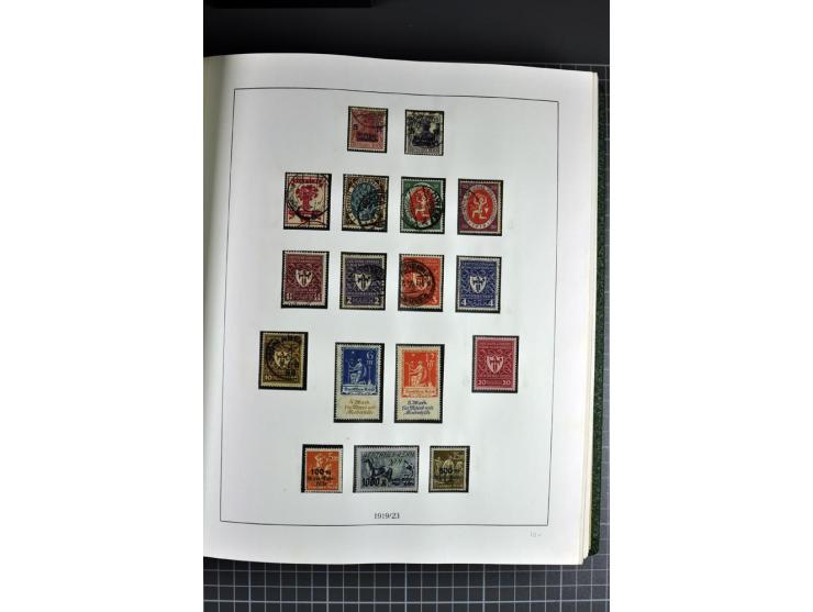 1872/1945, ungebrauchte und gestempelte reichhaltige Sammlung mit allen Blocks, die Erhaltung ist nicht immer einwandfrei, te