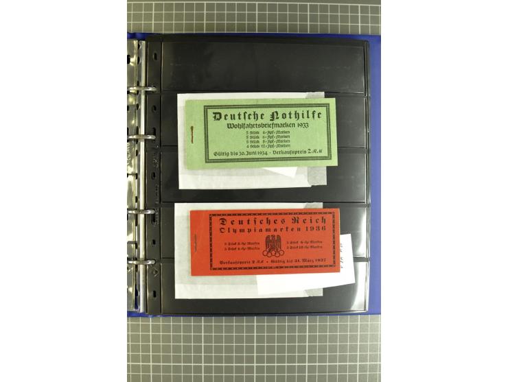  1910/41, postfrische, ungebrauchte und gestempelte Sammlung mit vielen guten Kombinationen wie Mi.-Nr. S1.4, S1-8, W1.1, W2.