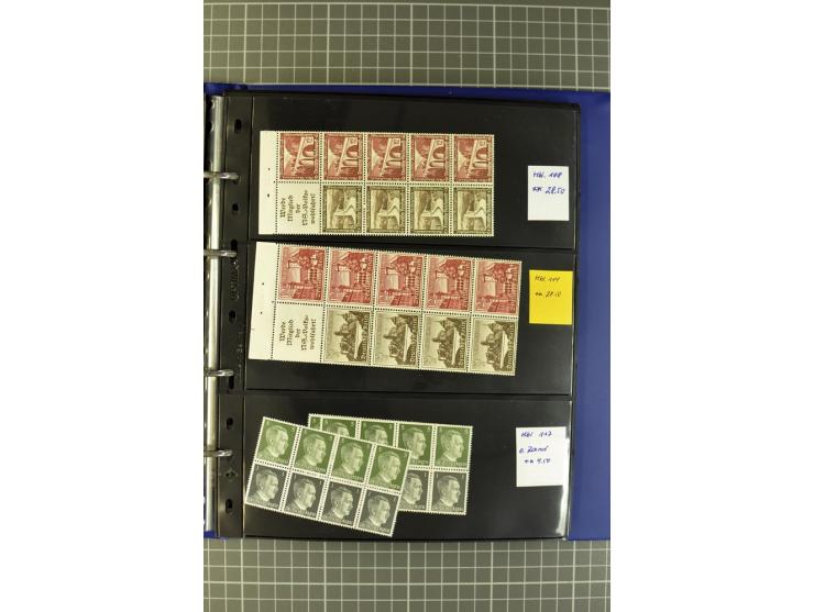  1910/41, postfrische, ungebrauchte und gestempelte Sammlung mit vielen guten Kombinationen wie Mi.-Nr. S1.4, S1-8, W1.1, W2.