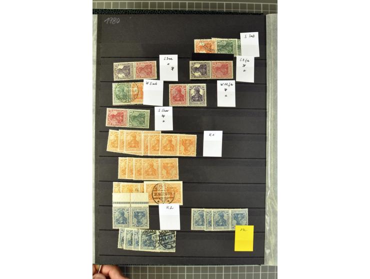  1910/41, postfrische, ungebrauchte und gestempelte Sammlung mit vielen guten Kombinationen wie Mi.-Nr. S1.4, S1-8, W1.1, W2.