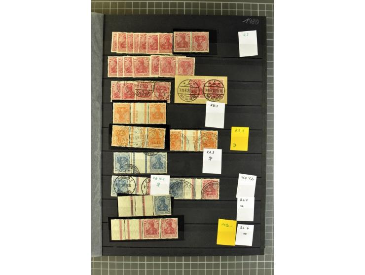  1910/41, postfrische, ungebrauchte und gestempelte Sammlung mit vielen guten Kombinationen wie Mi.-Nr. S1.4, S1-8, W1.1, W2.