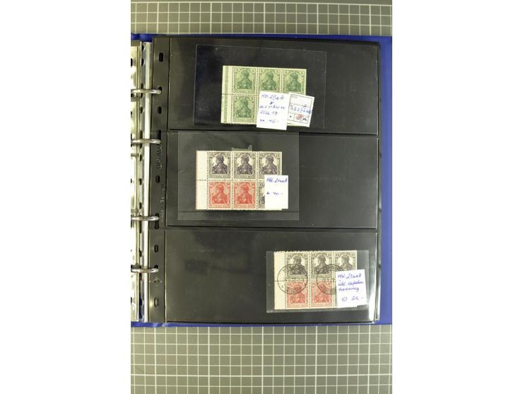  1910/41, postfrische, ungebrauchte und gestempelte Sammlung mit vielen guten Kombinationen wie Mi.-Nr. S1.4, S1-8, W1.1, W2.