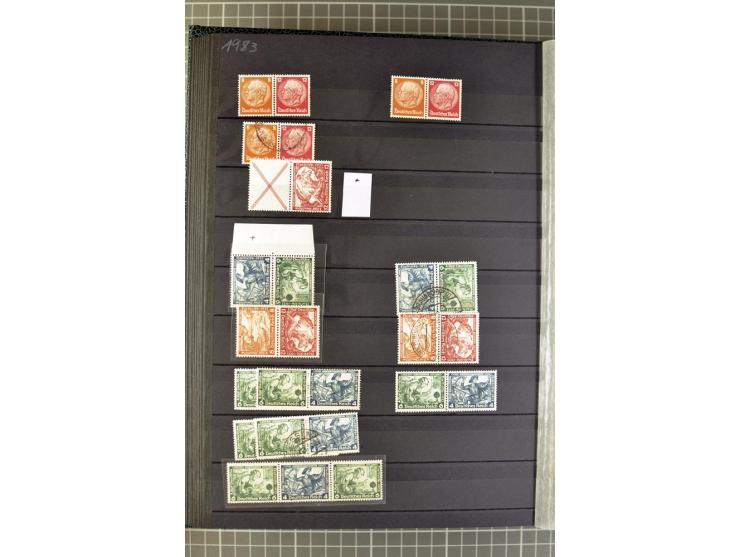  1910/41, postfrische, ungebrauchte und gestempelte Sammlung mit vielen guten Kombinationen wie Mi.-Nr. S1.4, S1-8, W1.1, W2.