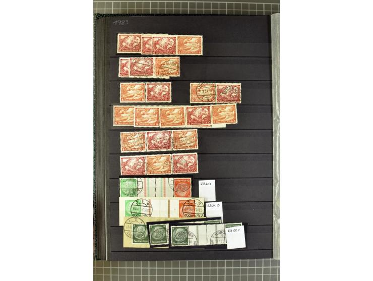 1910/41, postfrische, ungebrauchte und gestempelte Sammlung mit vielen guten Kombinationen wie Mi.-Nr. S1.4, S1-8, W1.1, W2.