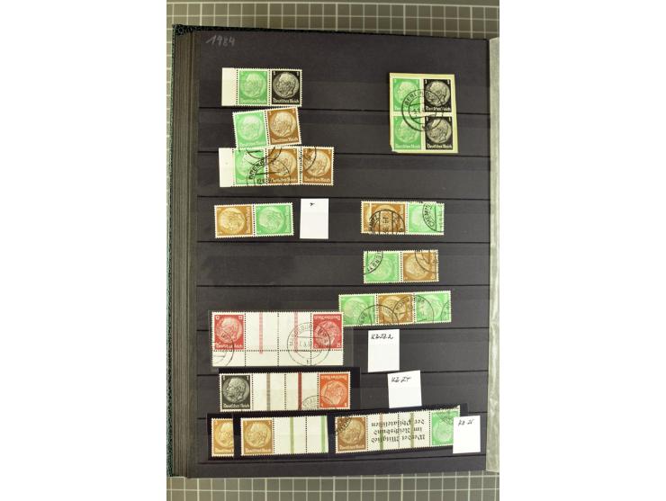  1910/41, postfrische, ungebrauchte und gestempelte Sammlung mit vielen guten Kombinationen wie Mi.-Nr. S1.4, S1-8, W1.1, W2.