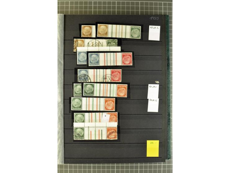  1910/41, postfrische, ungebrauchte und gestempelte Sammlung mit vielen guten Kombinationen wie Mi.-Nr. S1.4, S1-8, W1.1, W2.