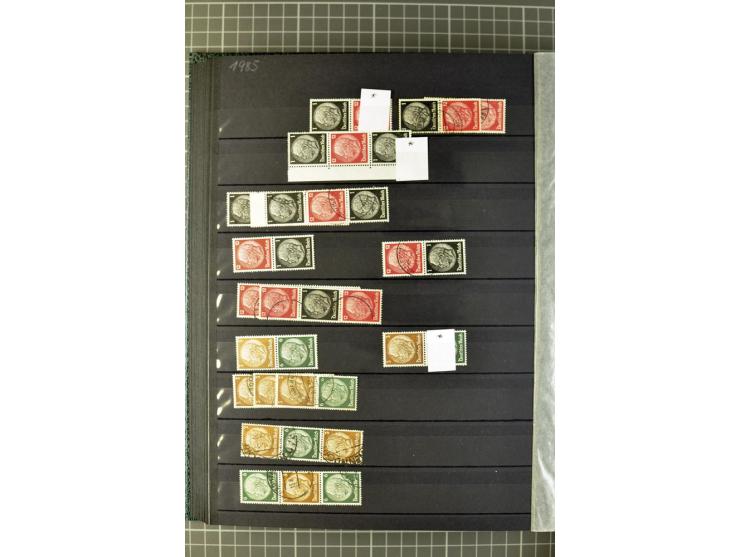  1910/41, postfrische, ungebrauchte und gestempelte Sammlung mit vielen guten Kombinationen wie Mi.-Nr. S1.4, S1-8, W1.1, W2.