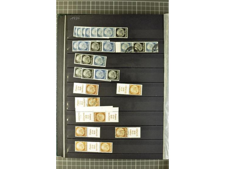  1910/41, postfrische, ungebrauchte und gestempelte Sammlung mit vielen guten Kombinationen wie Mi.-Nr. S1.4, S1-8, W1.1, W2.