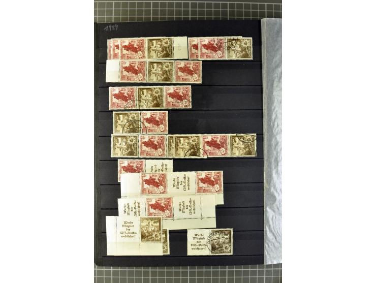  1910/41, postfrische, ungebrauchte und gestempelte Sammlung mit vielen guten Kombinationen wie Mi.-Nr. S1.4, S1-8, W1.1, W2.
