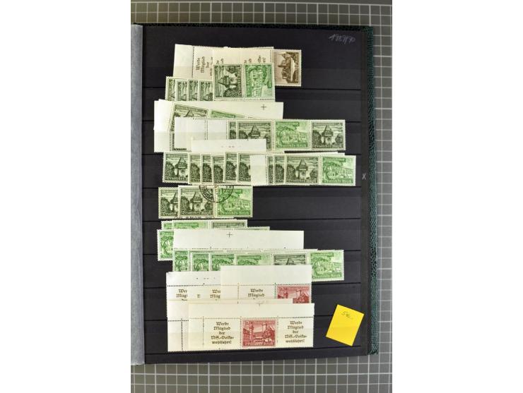  1910/41, postfrische, ungebrauchte und gestempelte Sammlung mit vielen guten Kombinationen wie Mi.-Nr. S1.4, S1-8, W1.1, W2.
