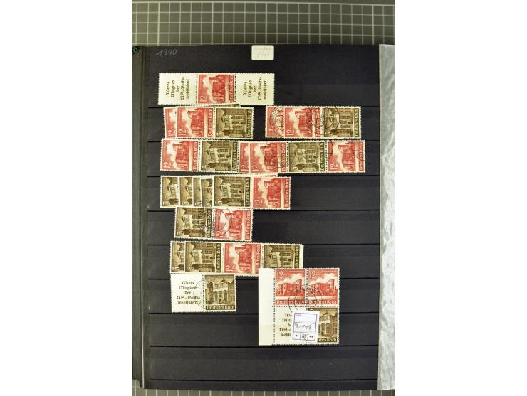  1910/41, postfrische, ungebrauchte und gestempelte Sammlung mit vielen guten Kombinationen wie Mi.-Nr. S1.4, S1-8, W1.1, W2.